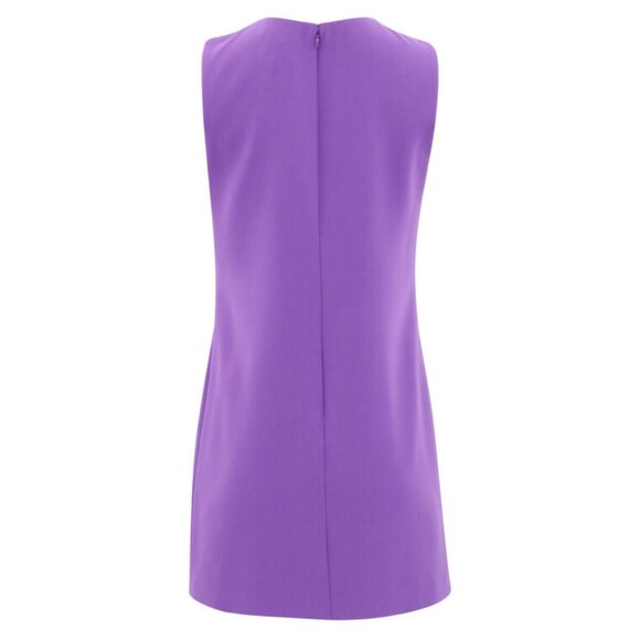 NWT THEORY Admiral Crepe Shift Dress Bright Peony Size 8 - Picture 2 of 3